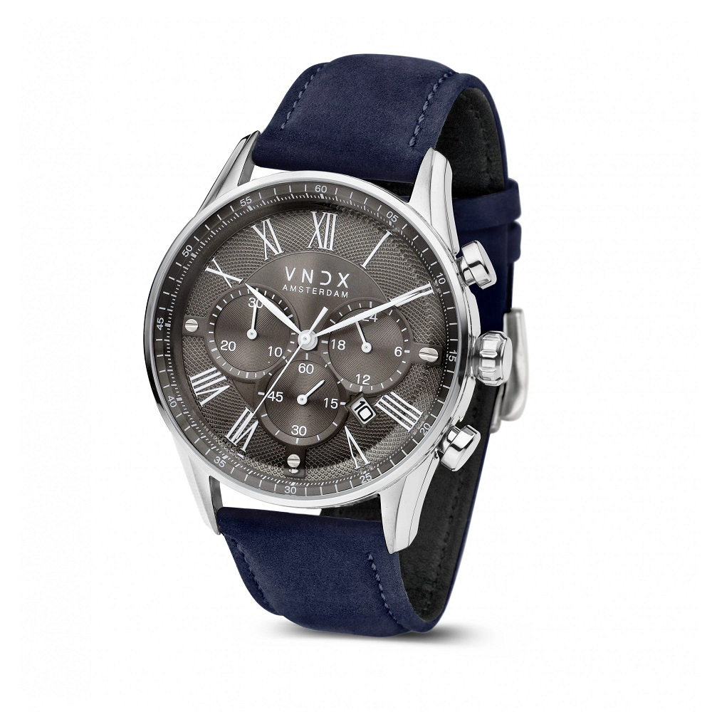 VNDX | The Chief leather grey blue